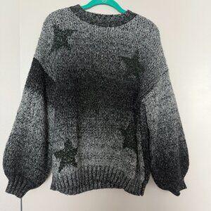Grey Star Sweater, Small/Medium